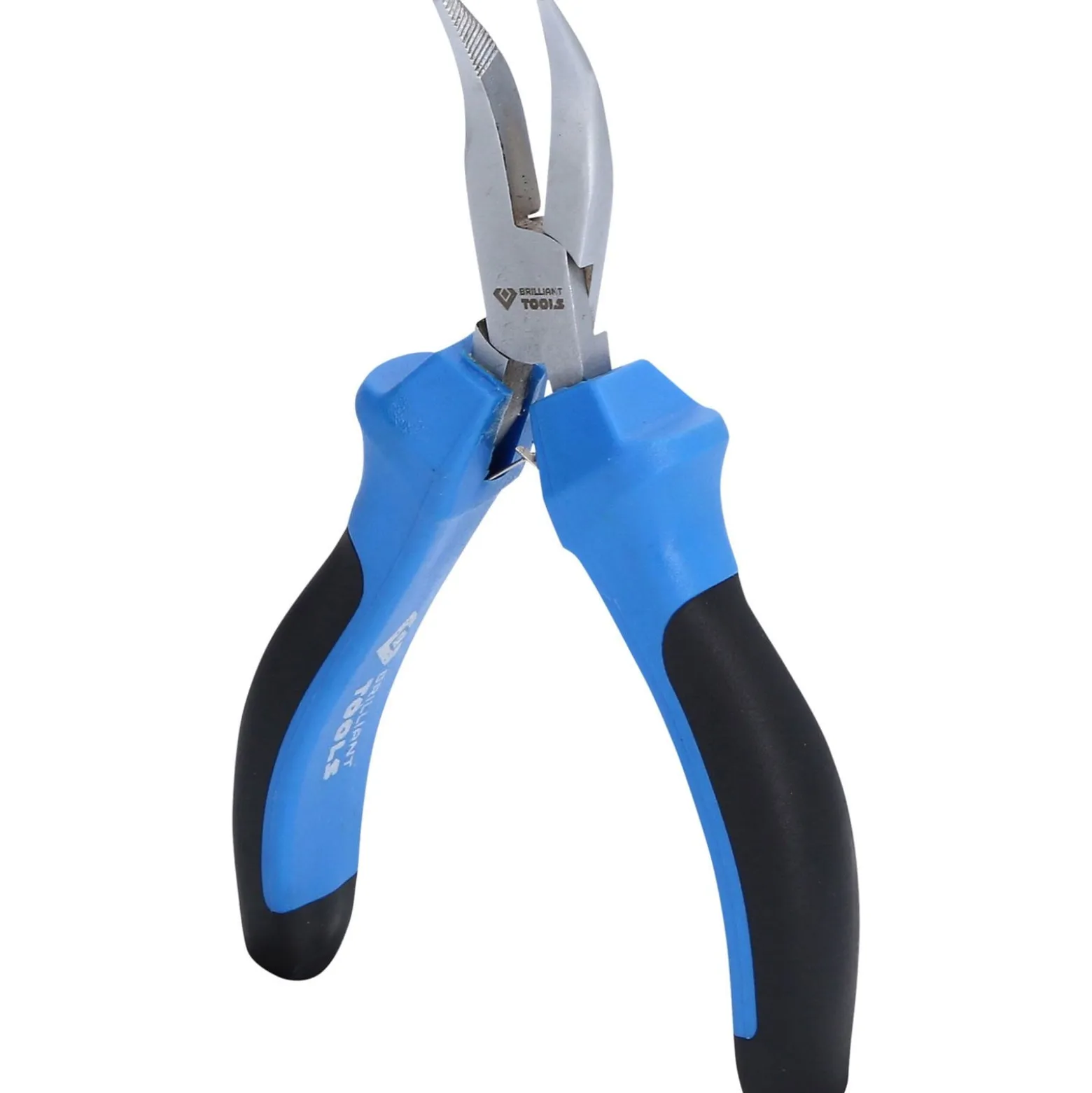 BRILLIANT TOOLS Feinmechanik-Flachrundzange gebogen - BT067607