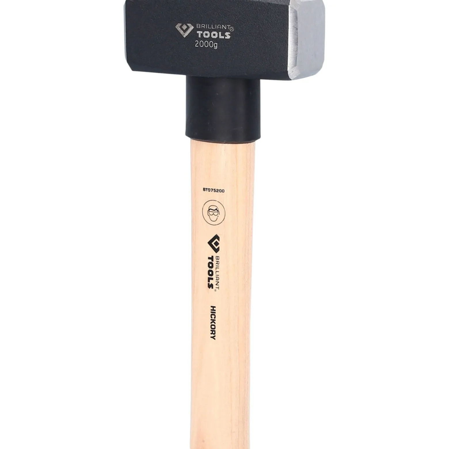BRILLIANT TOOLS Fäustel mit Hickory-Stiel 2000 g - BT075200