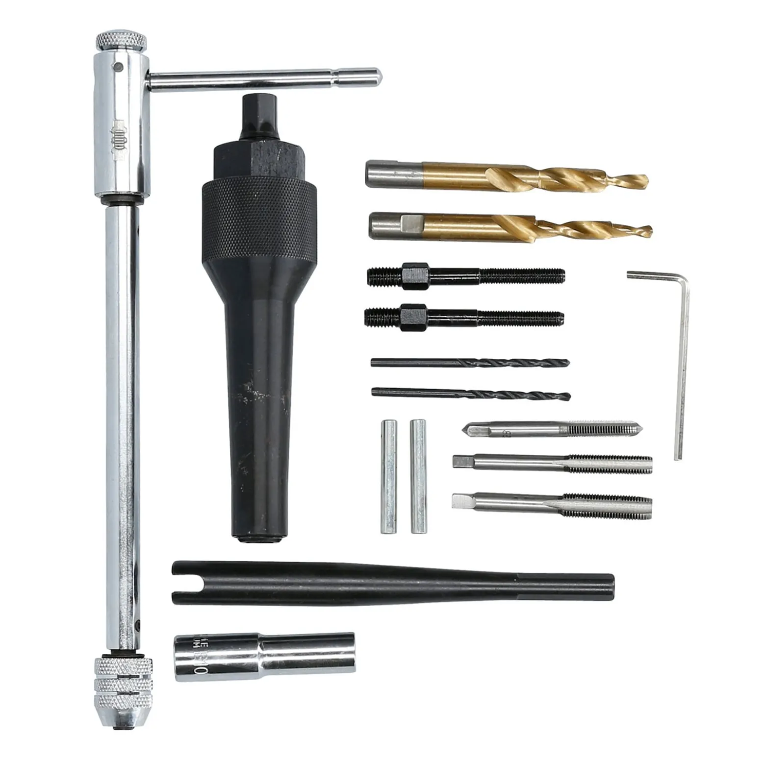 BRILLIANT TOOLS Glühkerzen-Ausbau- und Gewinde-Reparatur-Satz 16tlg. - BT561030