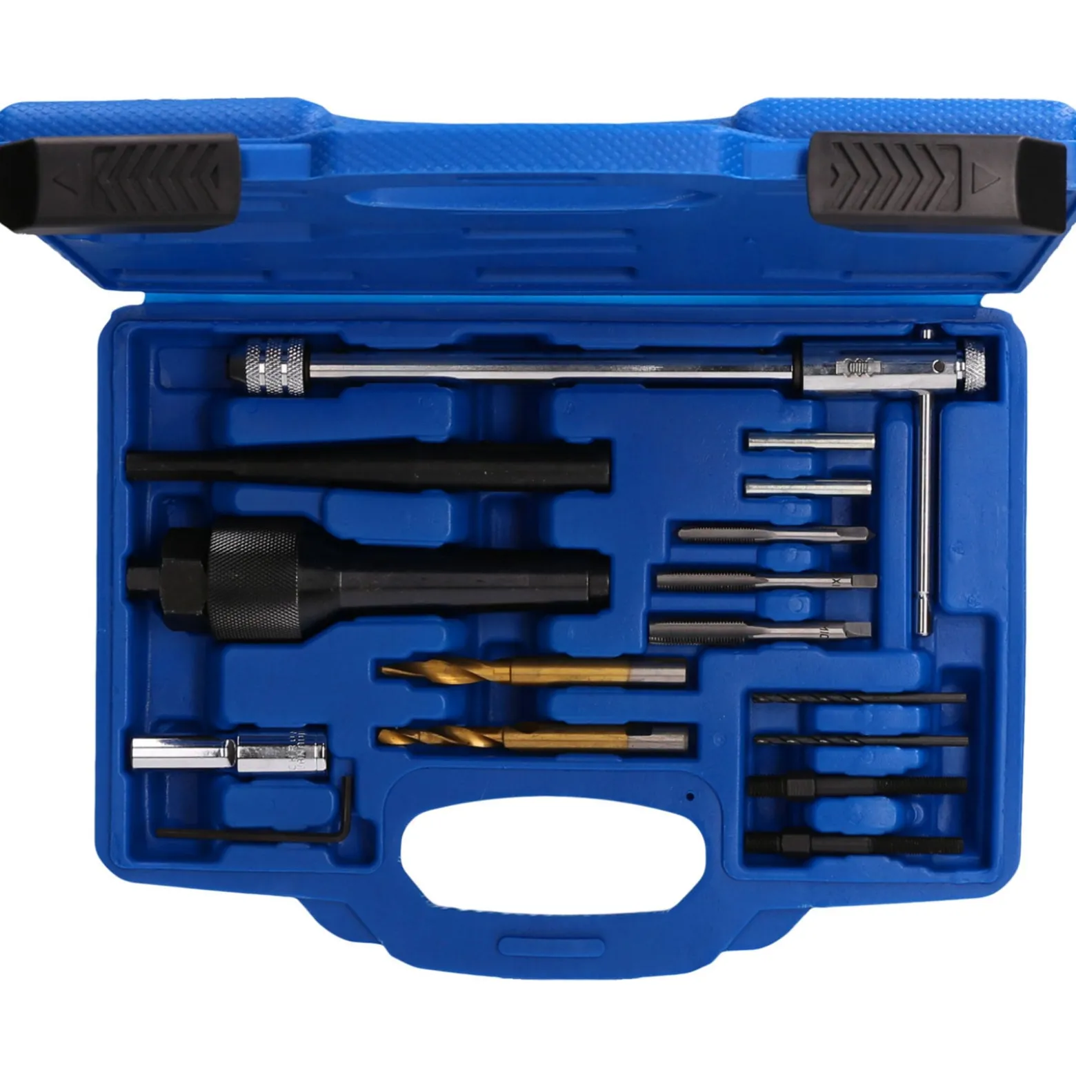 BRILLIANT TOOLS Glühkerzen-Ausbau- und Gewinde-Reparatur-Satz 16tlg. - BT561030