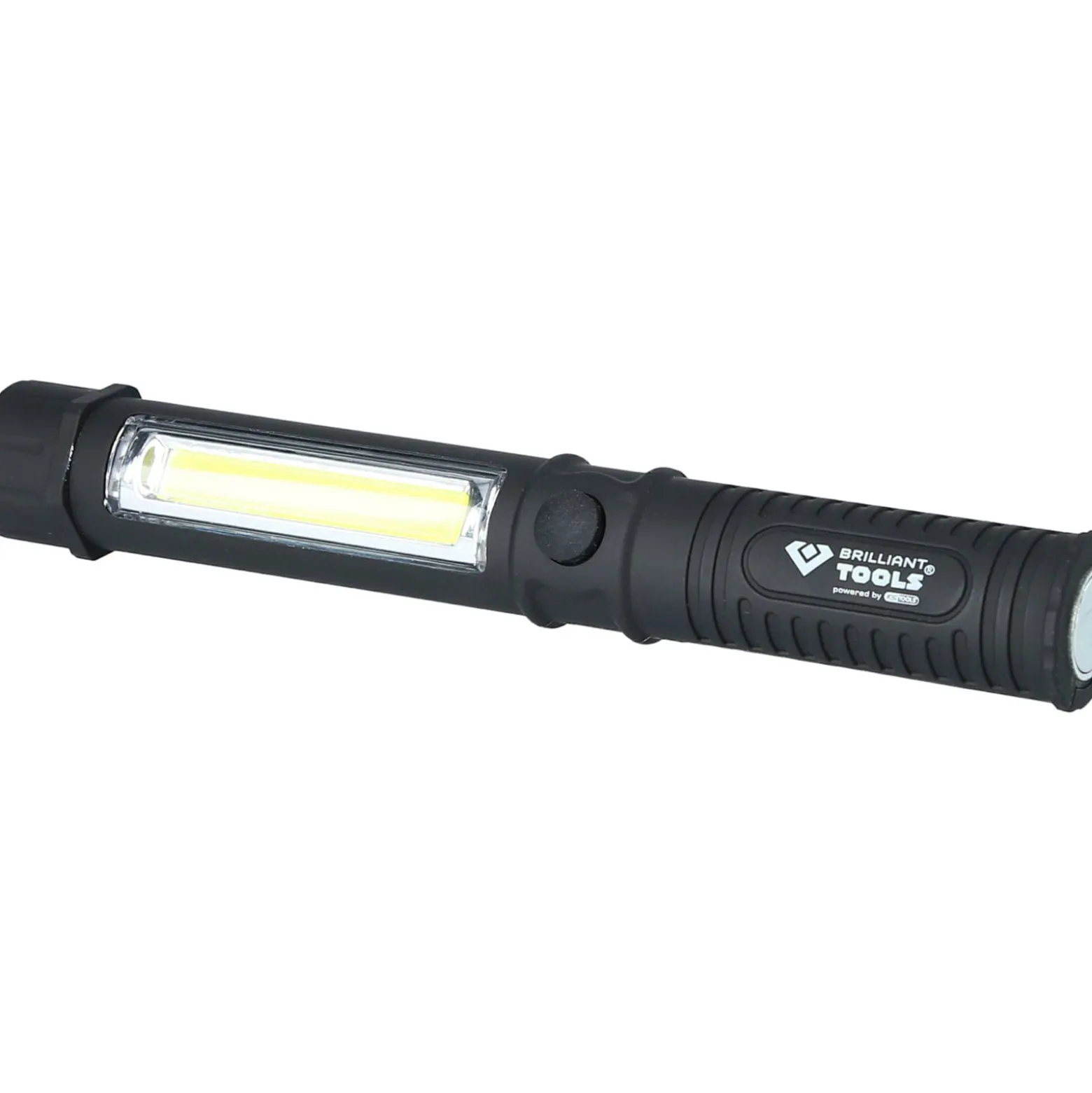 BRILLIANT TOOLS 2 in 1 COB-Taschenlampe mit 140 Lumen - BT130910