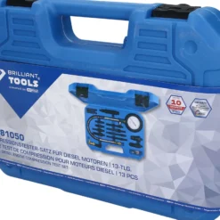 BRILLIANT TOOLS Kompressionstester-Satz für Diesel Motoren 15tlg. - BT581050