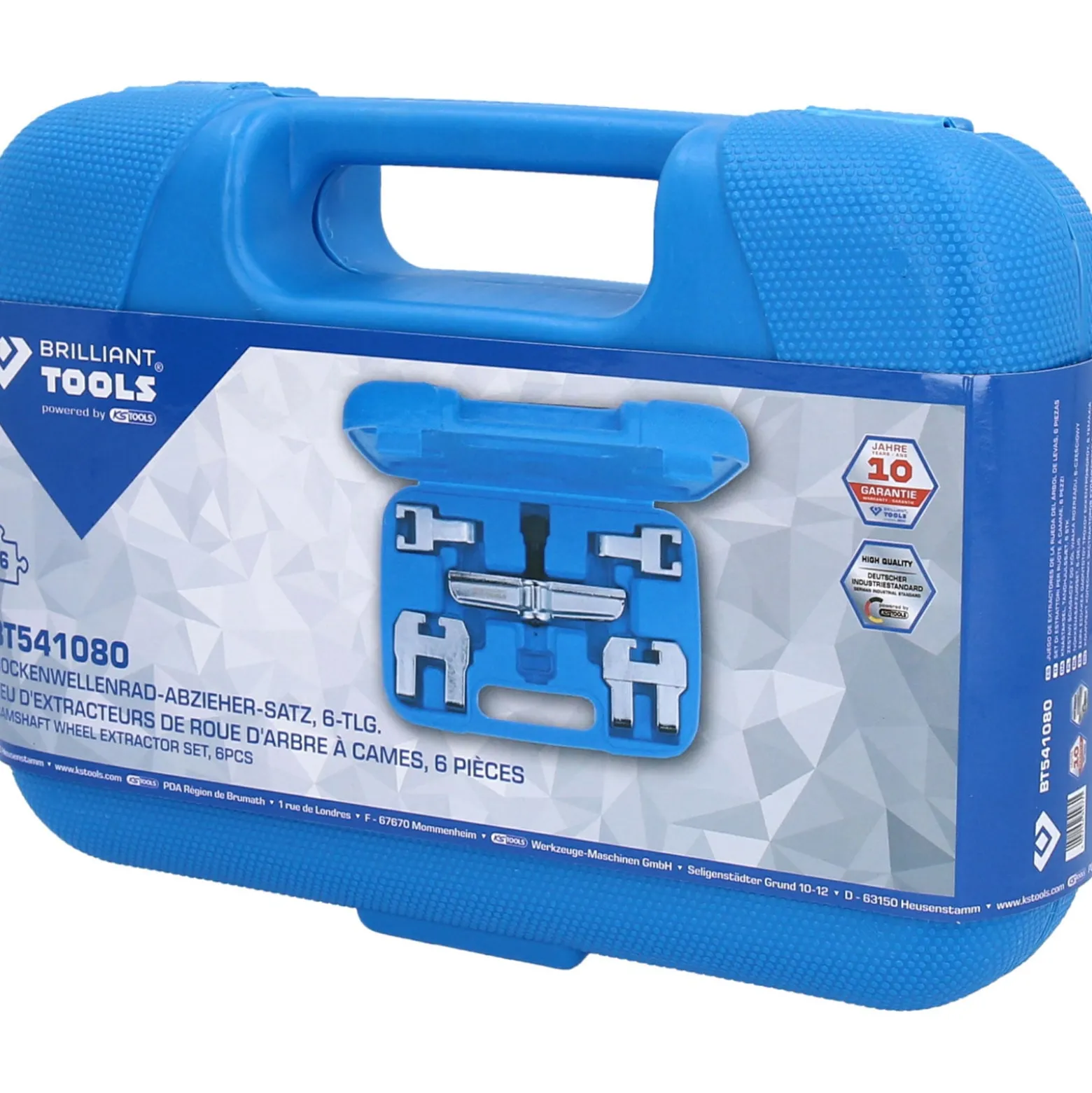 BRILLIANT TOOLS Nockenwellenrad-Abzieher-Satz 6tlg. - BT541080