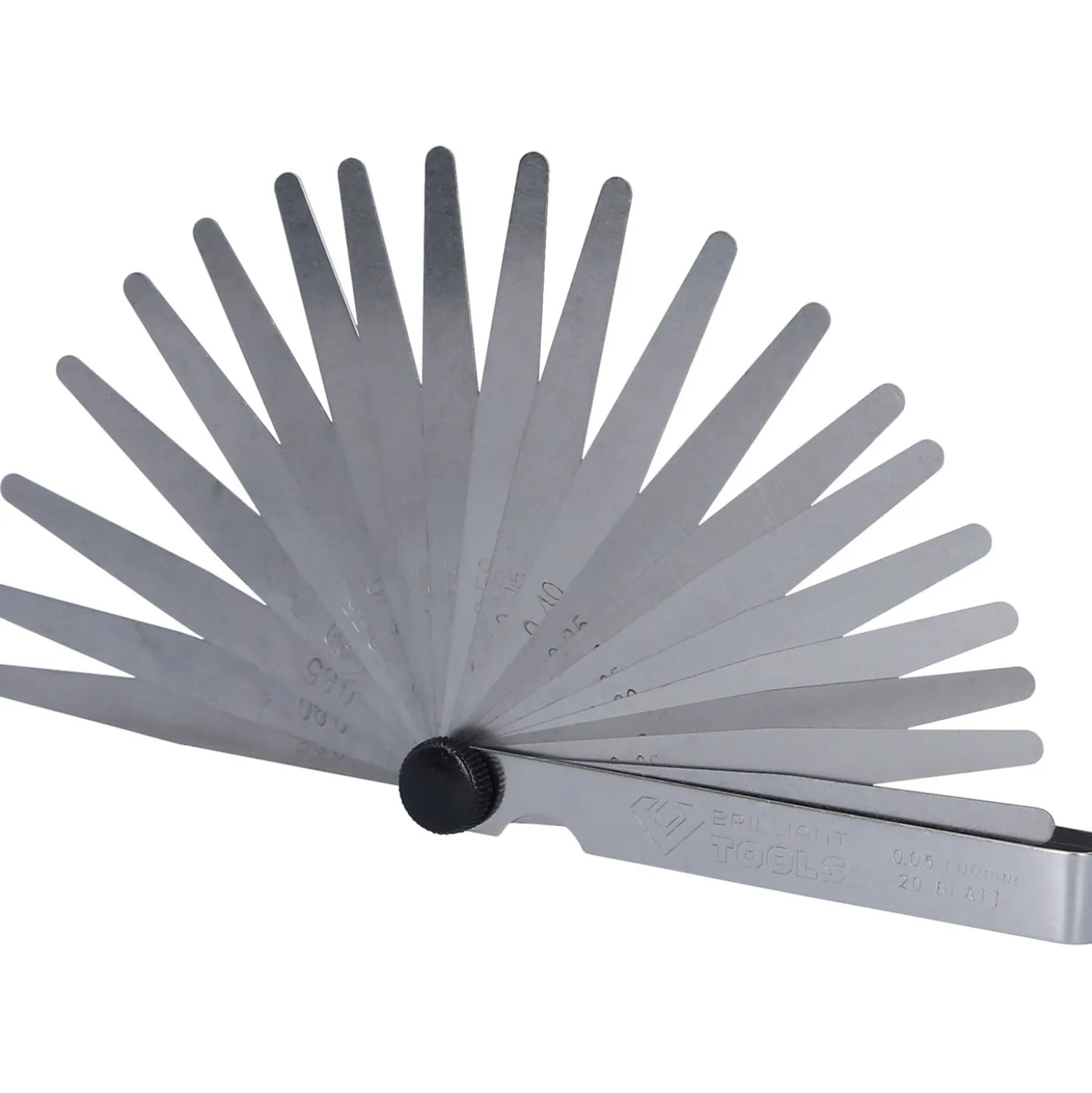 BRILLIANT TOOLS Präzisions-Fühlerlehre 0,05 - 1 mm - BT114901
