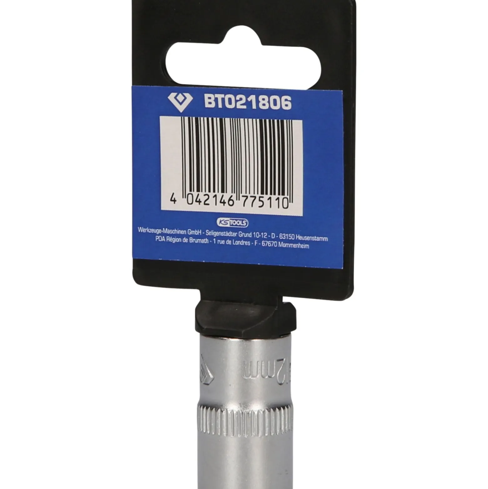 BRILLIANT TOOLS 3/8" Sechskant-Stecknuss 12 mm - BT021806