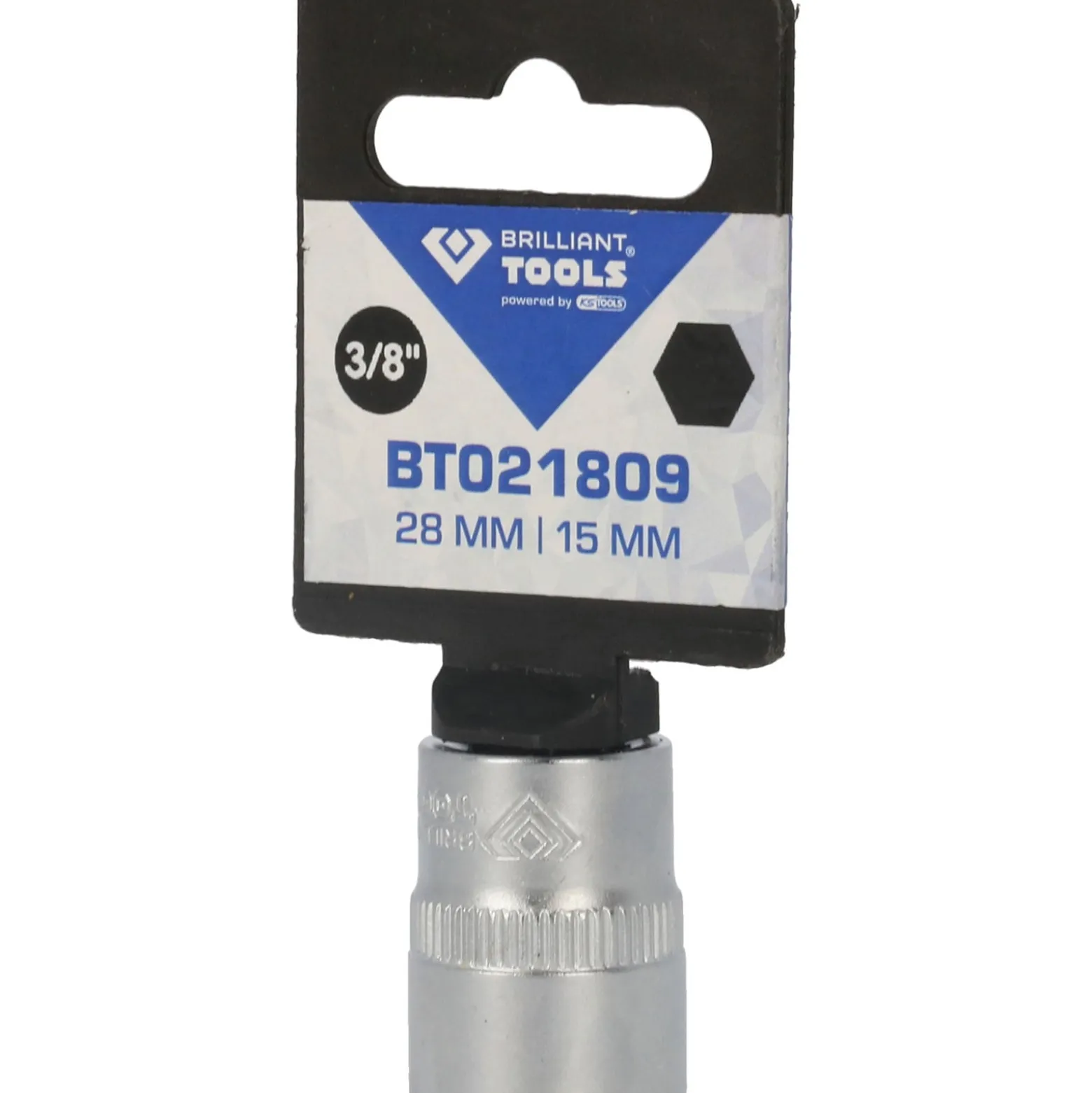 BRILLIANT TOOLS 3/8" Sechskant-Stecknuss 15 mm - BT021809
