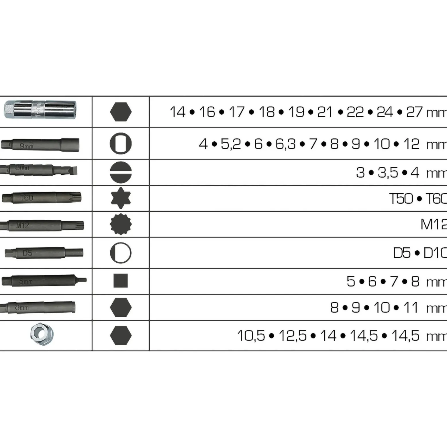 BRILLIANT TOOLS Stoßdämpfer-Werkzeug-Satz 39tlg. - BT651050