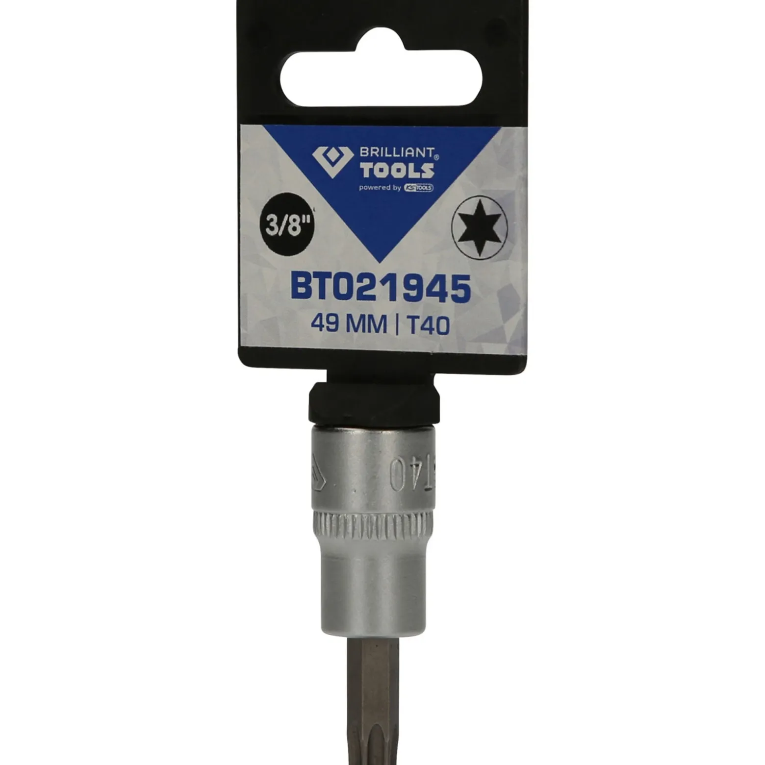 BRILLIANT TOOLS 3/8" Torx-Bit-Stecknuss T40 - BT021945