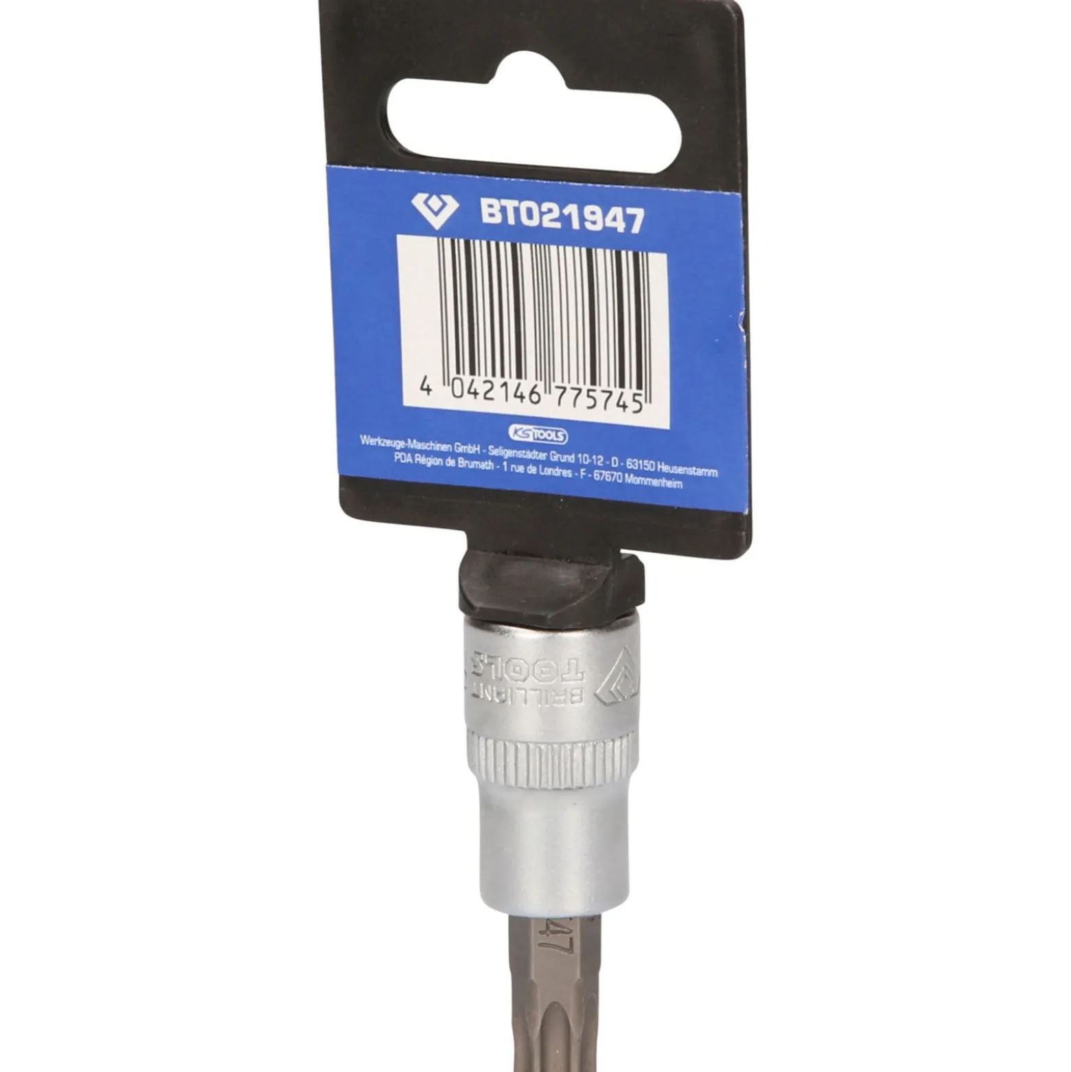 BRILLIANT TOOLS 3/8" Torx-Bit-Stecknuss T47 - BT021947