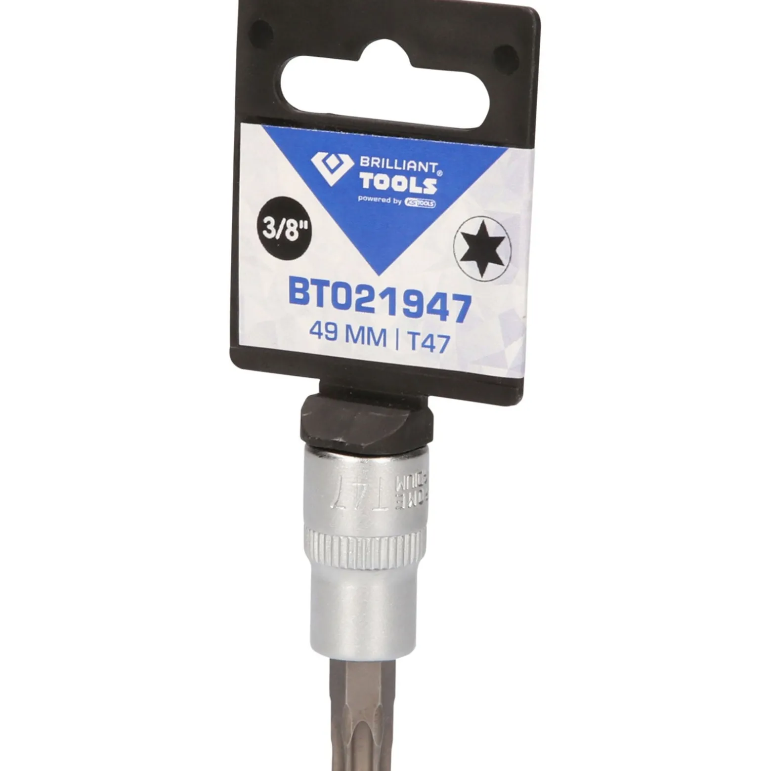 BRILLIANT TOOLS 3/8" Torx-Bit-Stecknuss T47 - BT021947