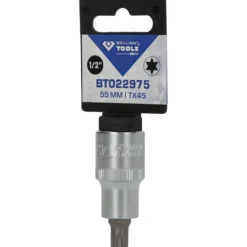 BRILLIANT TOOLS 1/2" Torx-Bit-Stecknuss 55 mm lang T45 - BT022975