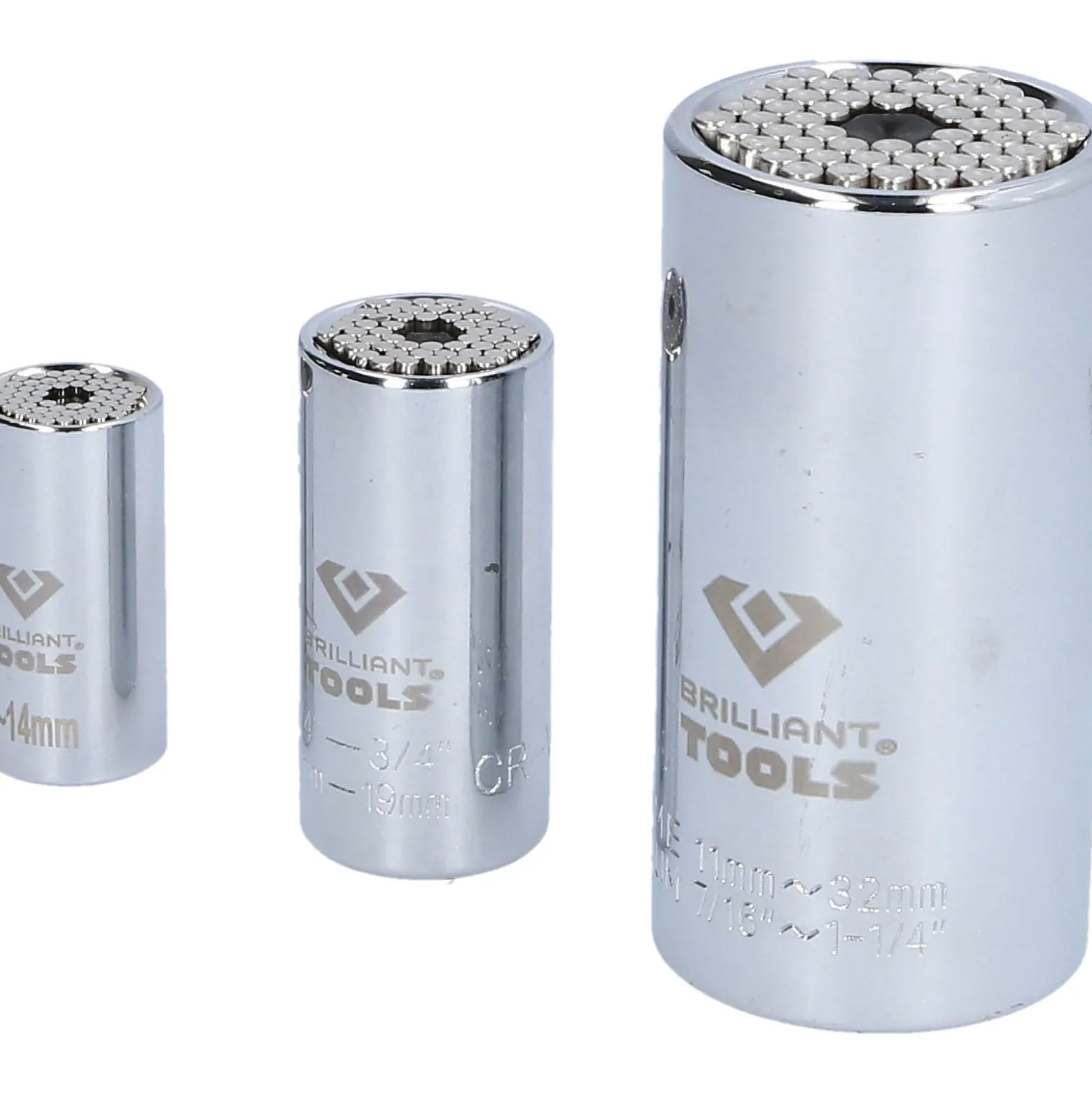 BRILLIANT TOOLS Universal-Stecknuss-Satz 3tlg. 5 - 32 mm - BT022003