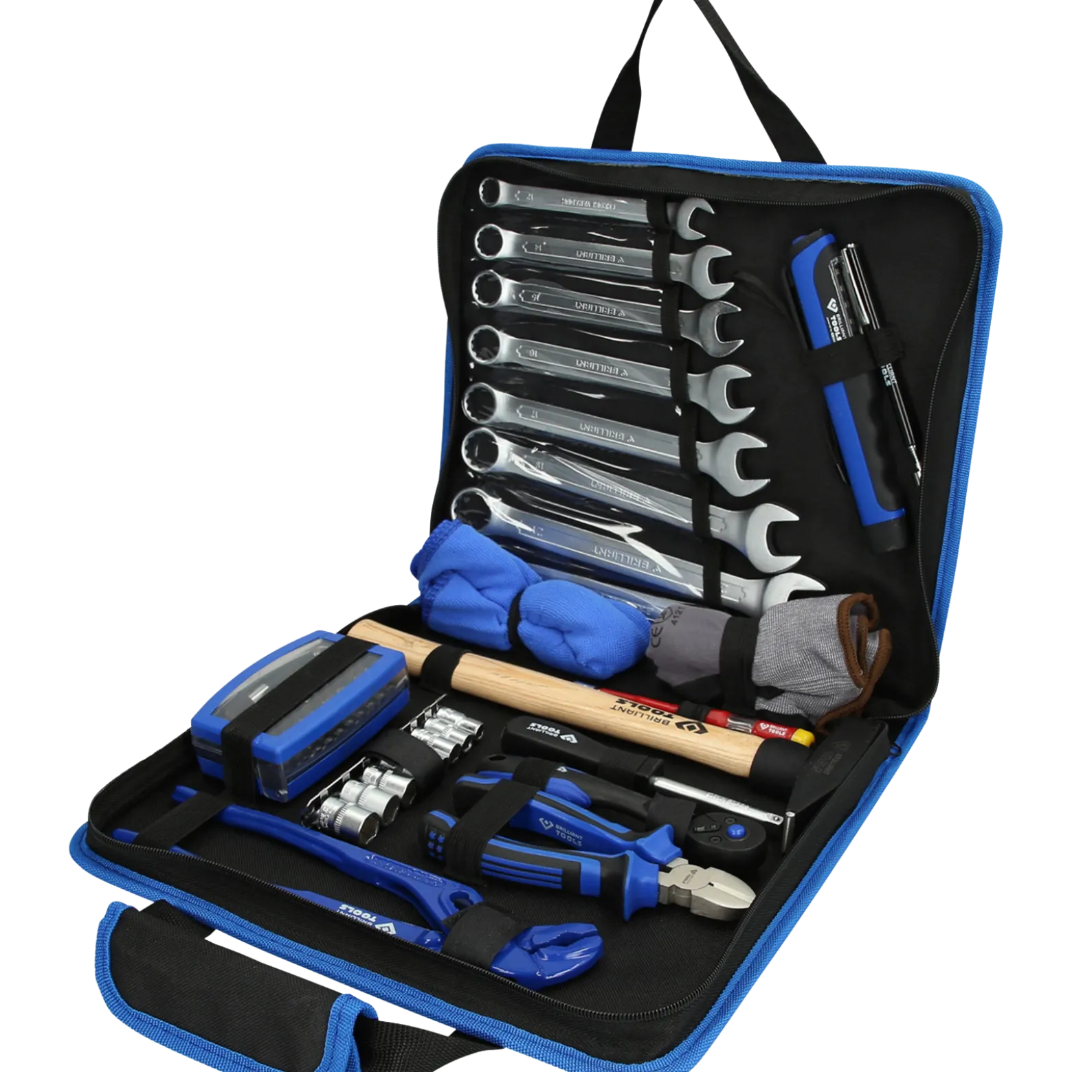 BRILLIANT TOOLS Universal-Werkzeug-Satz 58tlg. in Nylontasche