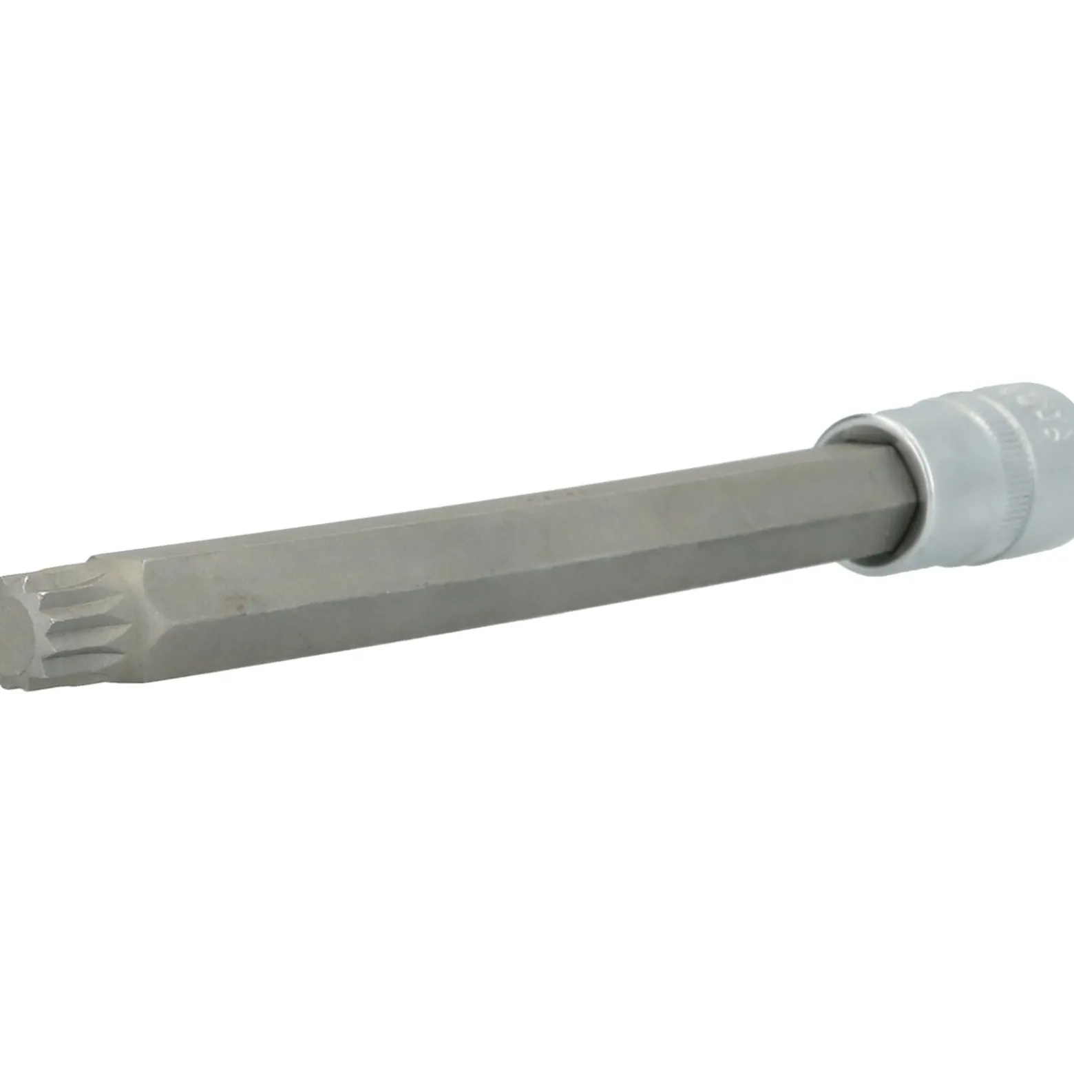 BRILLIANT TOOLS 1/2" Vielzahn-Bit-Stecknuss 200 mm lang M14 - BT022963