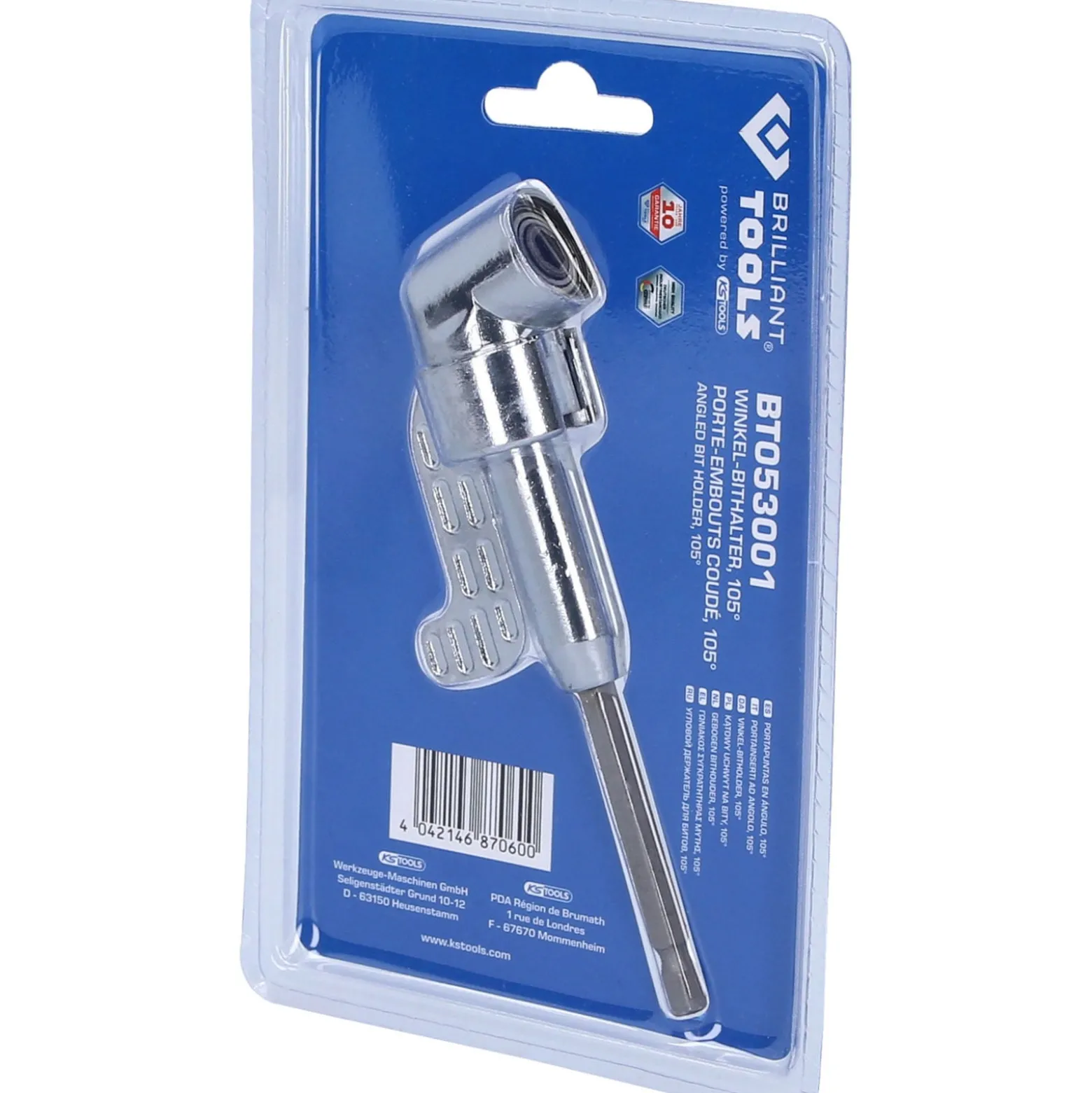BRILLIANT TOOLS Winkel-Bithalter 105° - BT053001