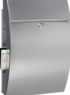 BURG-WÄCHTER Briefkasten Hamburg 3815 Ni H.478mm B.322mm T.152mm DIN C4 - HAMBURG 3815 NI