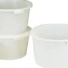 CRAEMER Bottich 65l HD-Polyethylen weiß m.Griffmulden D.590mm H.330mm - 81121010