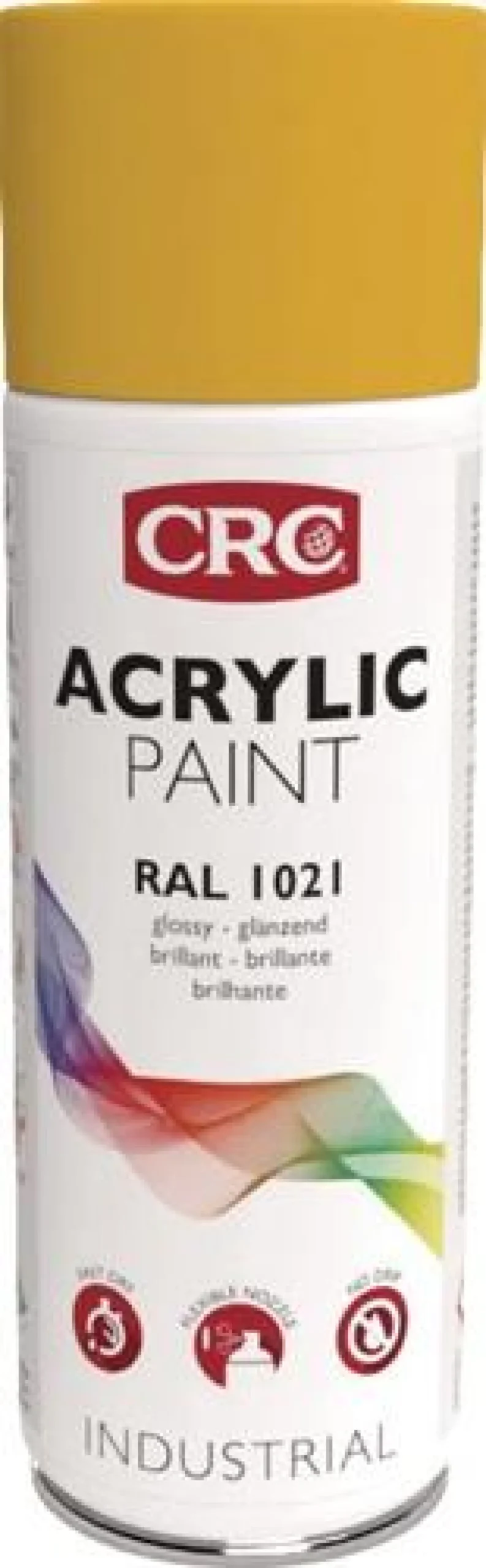 CRC Farbschutzlackspray ACRYLIC PAINT rapsgelb glänzend RAL 1021 400 ml Spraydose - 11679-AA