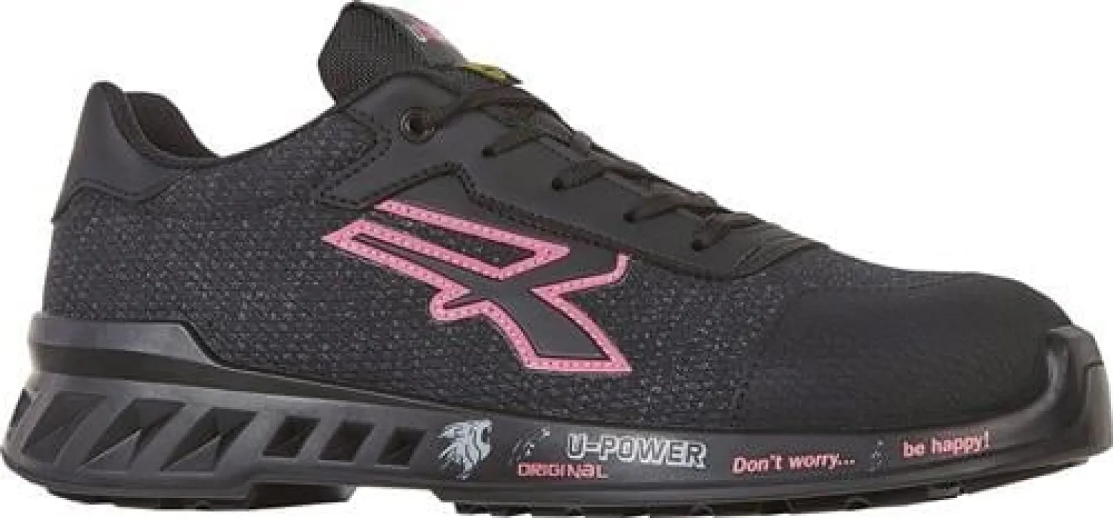 Damensicherheitsschuh MICHELLE Gr.39 W.11 schwarz/rosa S1PS FO SR ESD