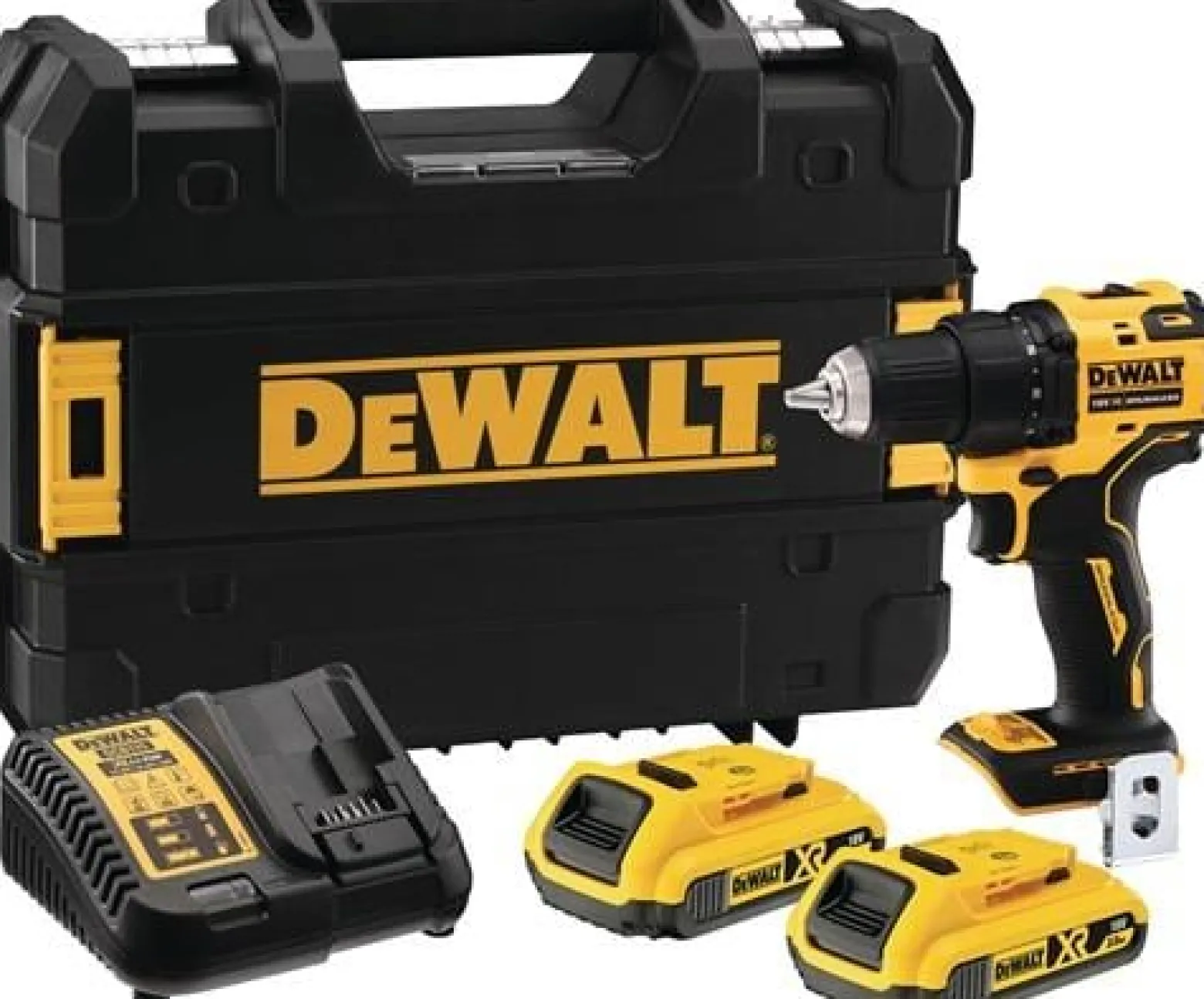 Dewalt DCD708D2T Akku-Bohrschrauber 18 V / 2x 2,0 Ah Akku + Ladegerät in T-Stak