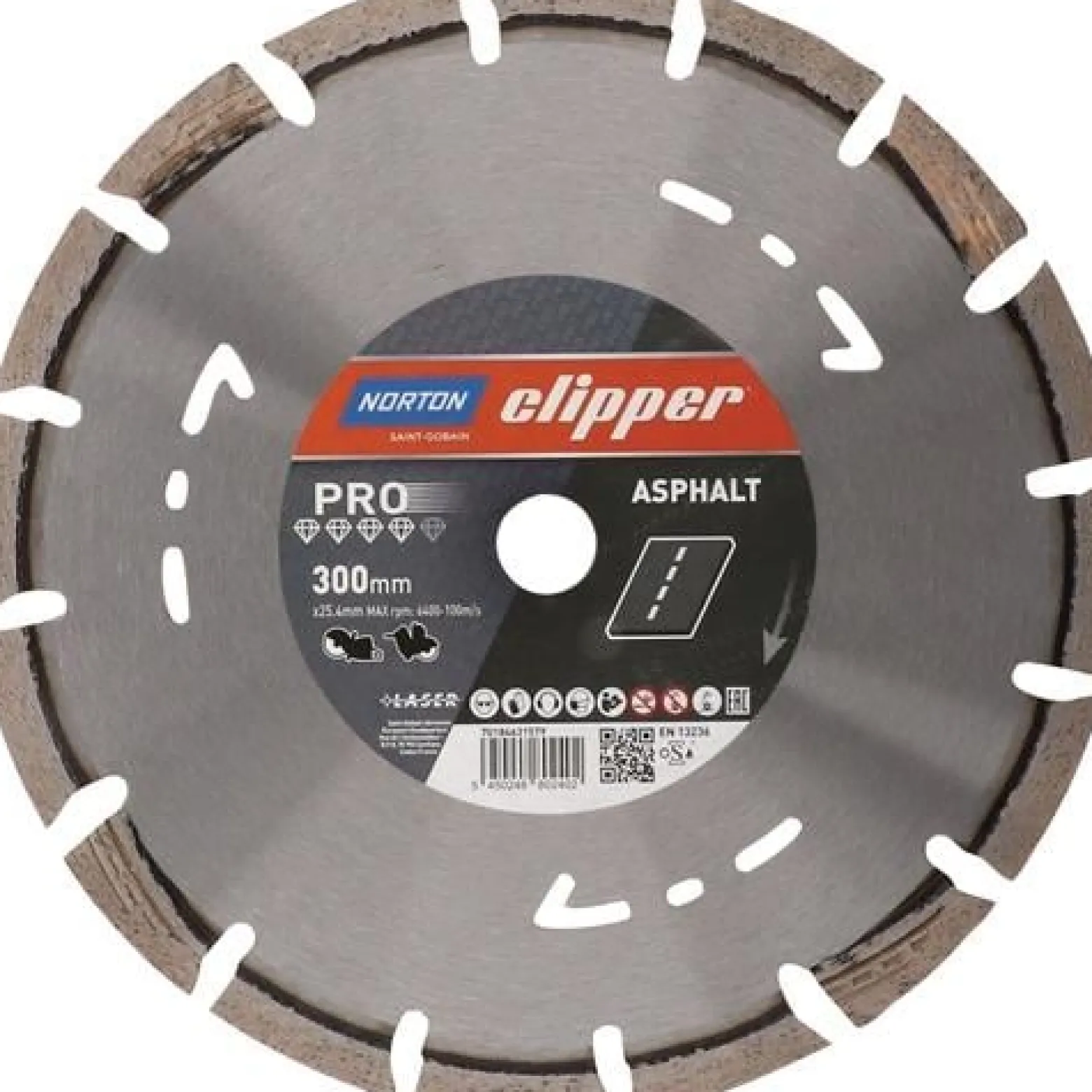 Diamanttrennscheibe D.300mm Bohr.25,4mm f.Trennschleifer/Fugenschneider