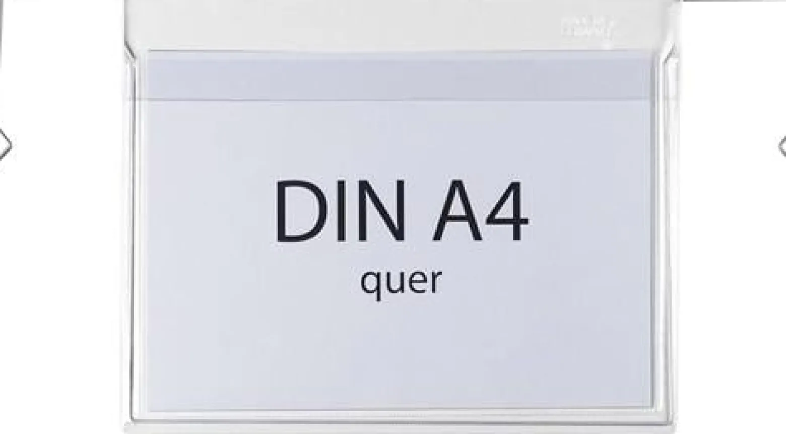 Drahtbügeltasche Maße 230x302mm A4 S.180µ quer m.Klappe PVC-Weichfolie TRANSPAK