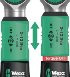 Drehmomentschlüssel Safe-Torque A 1 Drehmomentschlüssel 1/4 Zoll 2-12 Nm WERA