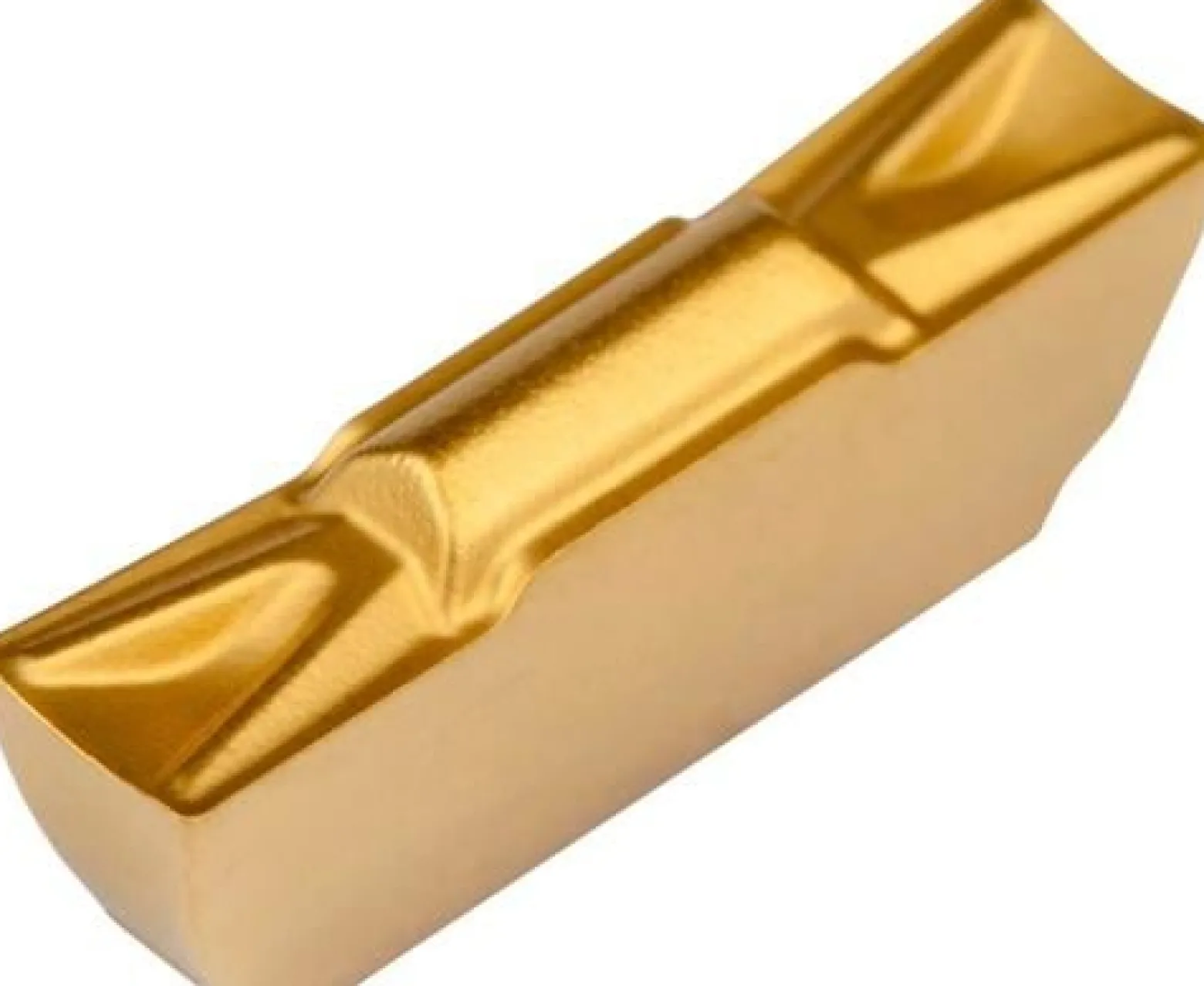 Drehwendeschneidplatte ISO LCMF 041304-F:T8330 Tiefe 3mm PVD beschichtet Gold