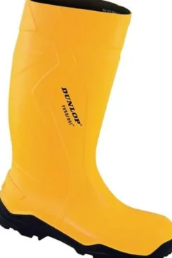 DUNLOP Sicherheitsstiefel Purofort+ Full Safety Größe 44 gelb - 45507-44