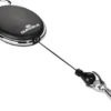 Durable Ausweishalter mit Federhaken schwarz - 832701