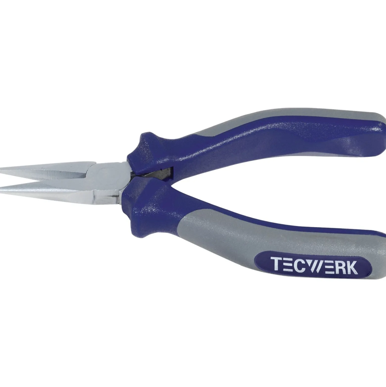 Elektronik-Spitzzange Gesamt-L.130mm ger.geschwärzt Mehrkomp.-Hüllen TECWERK