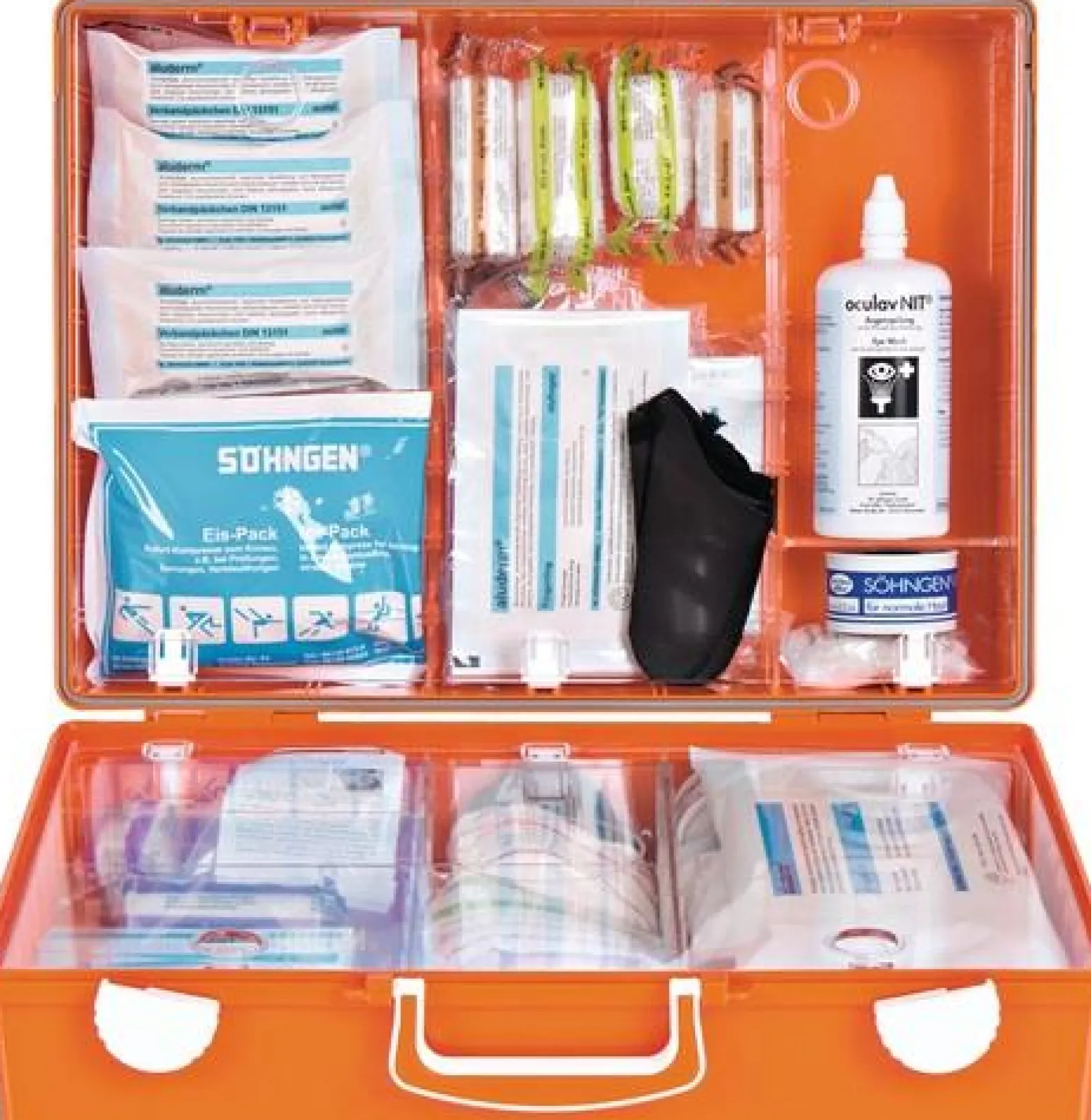 Erste Hilfe Koffer Beruf SPEZIAL Werkstatt B400xH300xT150ca.mm orange SÖHNGEN