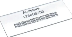 Etikett transp.f.Regalkasten 100 St./Btl. - 500502