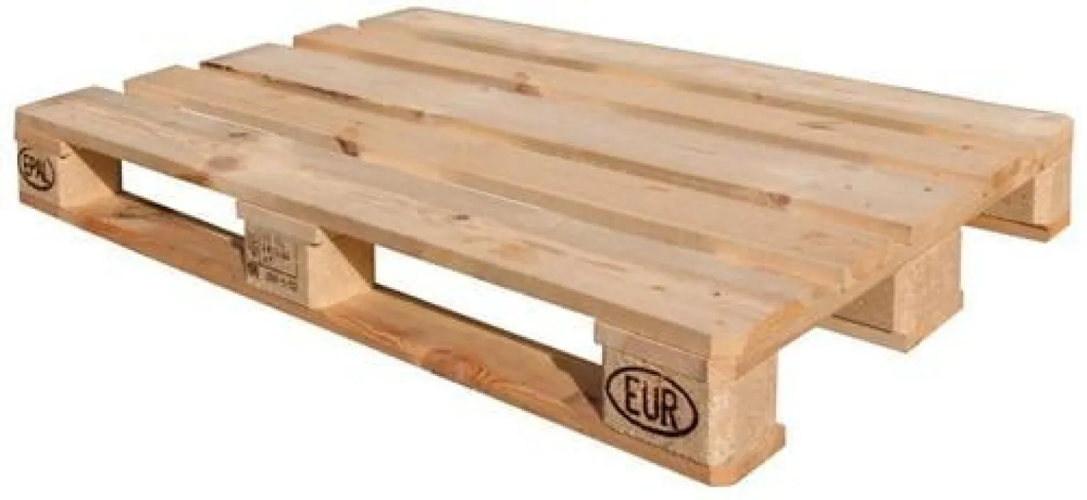 Europalette Maße 1200x800x144mm m.Epal-Gütebrandzeichen TRANSPAK