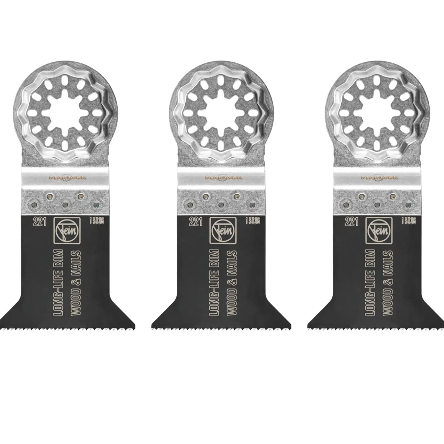 Fein 3x E-Cut Long-Life Sägeblatt Starlock 50 mm - 63502221220