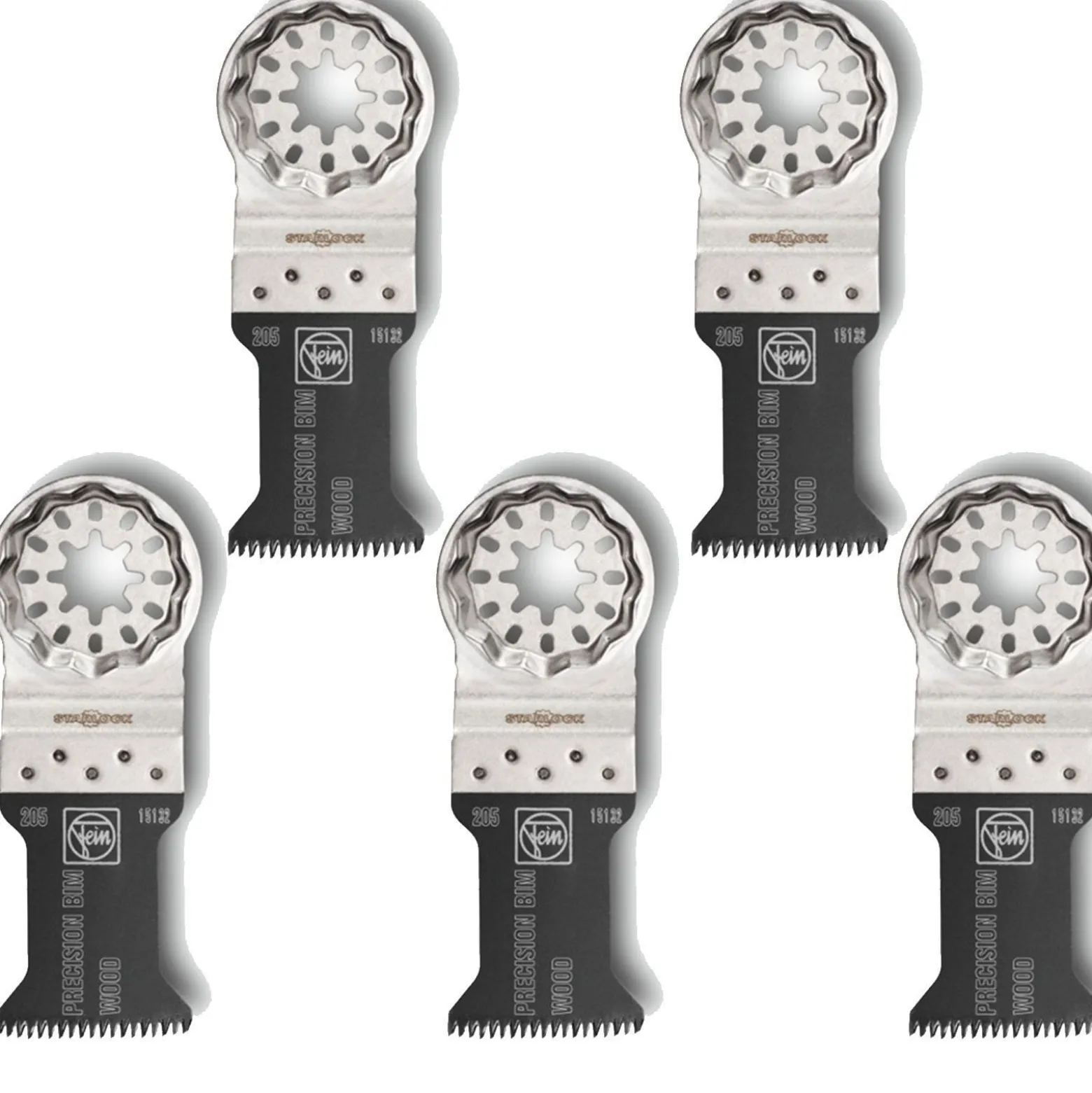 Fein 5x E-Cut Precision BIM-Sägeblatt Starlock 35 mm - 63502205230