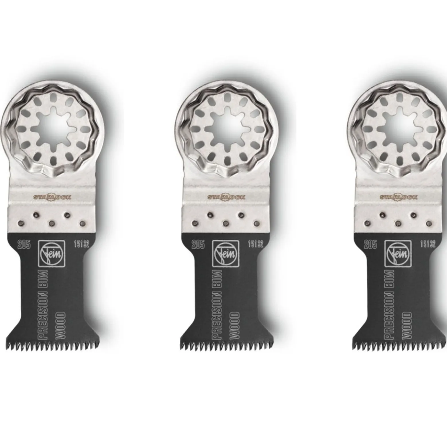 Fein 3x E-Cut Precision BIM-Sägeblatt Starlock 35 mm - 63502205220