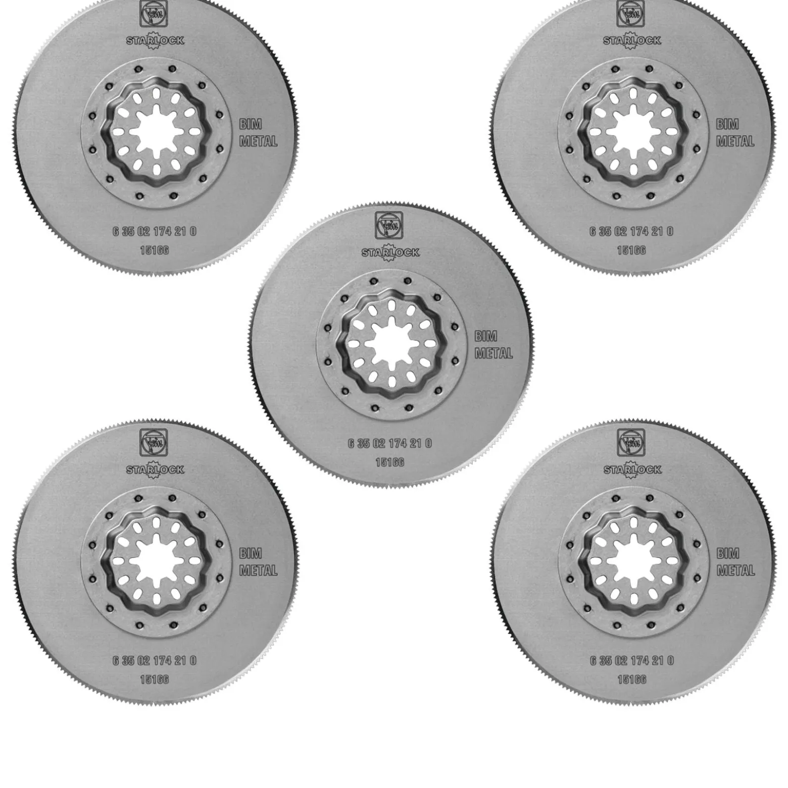 Fein 5x HSS-Sägeblatt Starlock 85 mm - 63502174230