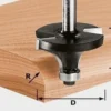Festool Abrundfräser HW Schaft 8 mm HW S8 D28,7/R8 KL - 491014