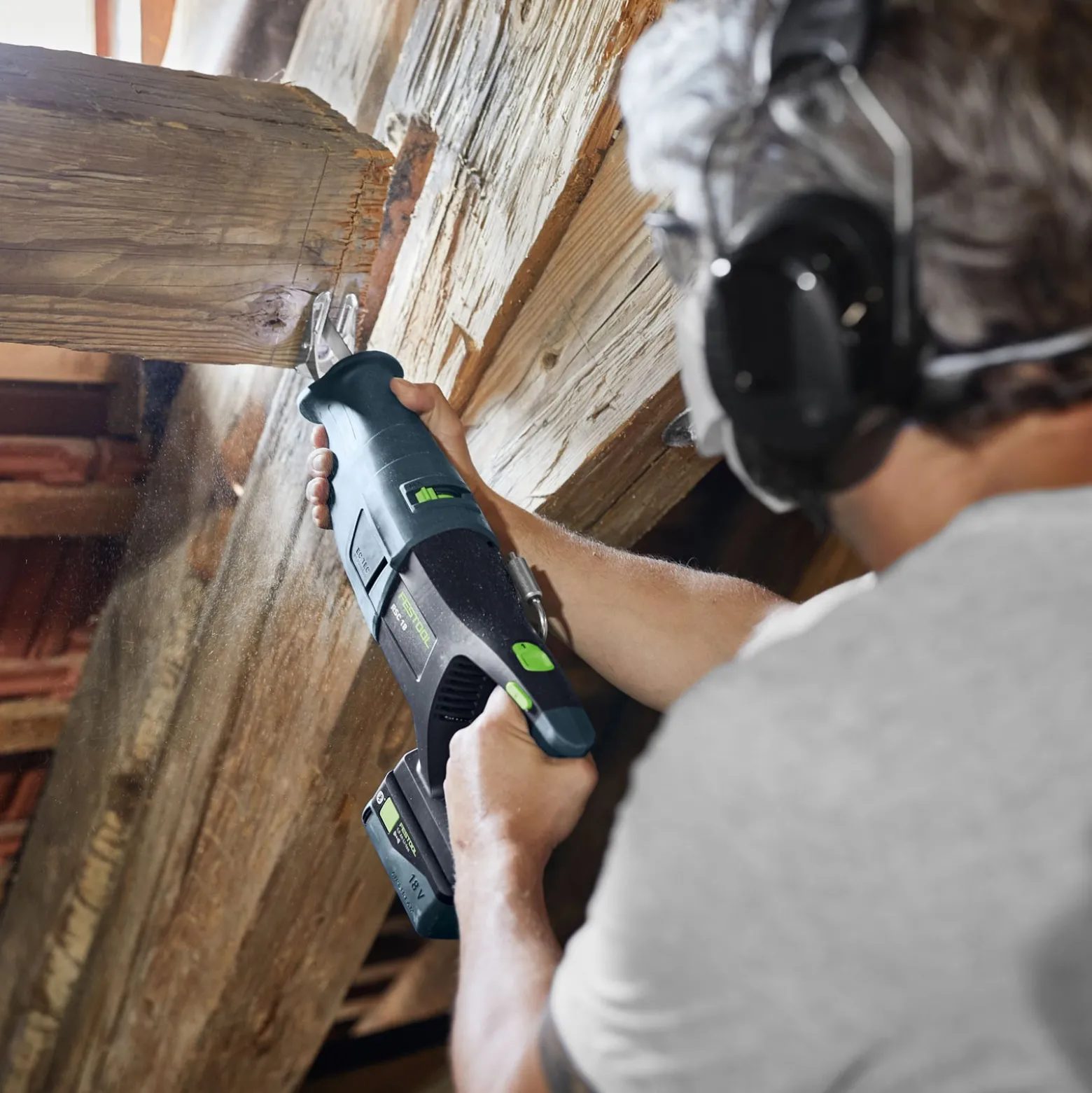 Festool Akku-Säbelsäge RSC 18 5,0 EB-Plus / 2x 5,0 Ah Akku im Systainer - 576948