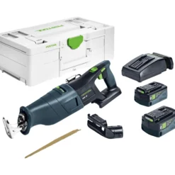 Festool Akku-Säbelsäge RSC 18 5,0 EB-Plus / 2x 5,0 Ah Akku im Systainer - 576948