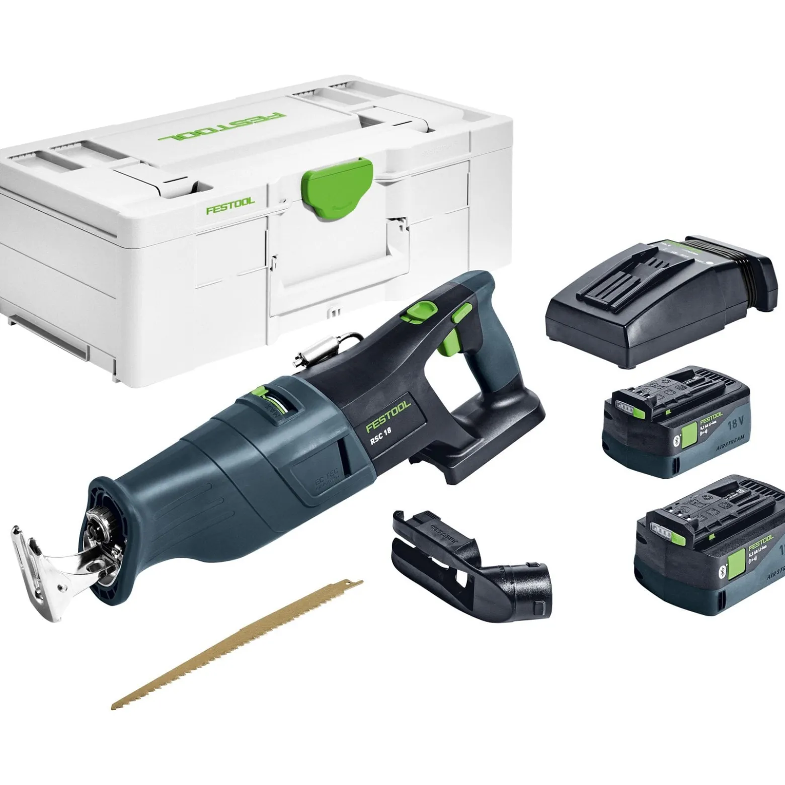 Festool Akku-Säbelsäge RSC 18 5,0 EB-Plus / 2x 5,0 Ah Akku im Systainer - 576948