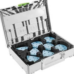Festool Schleifmittel-Systainer³ SYS-STF D90/V93 GR-Set Granat - 578196