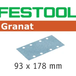 Festool 50x Schleifstreifen Granat STF 93X178 P80 GR/50 - 498935
