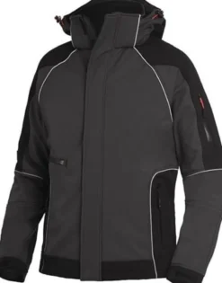 FHB Softshelljacke WALTER Größe L anthrazit / schwarz - 78518-1220-L