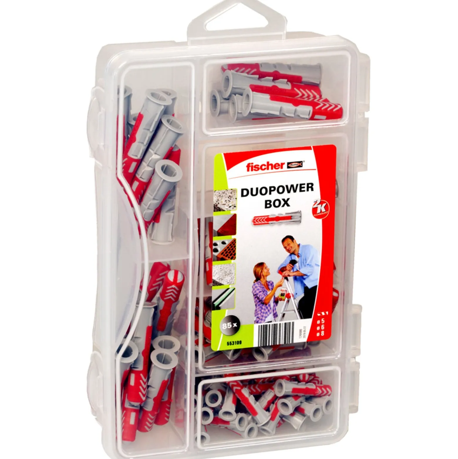 Fischer DuoPower-Box mini (85 Teile) - 553109