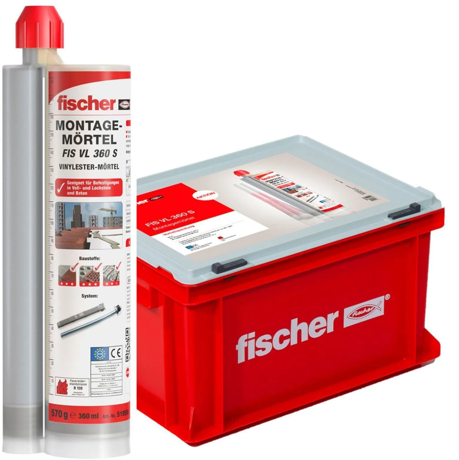 Fischer Handwerkerkoffer Montagemörtel FIS VL 360 S - 553659