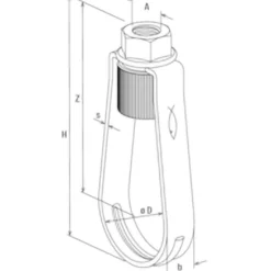 Fischer Sprinklerschelle FRLH 1" M8 (50 Stk.) - 570178