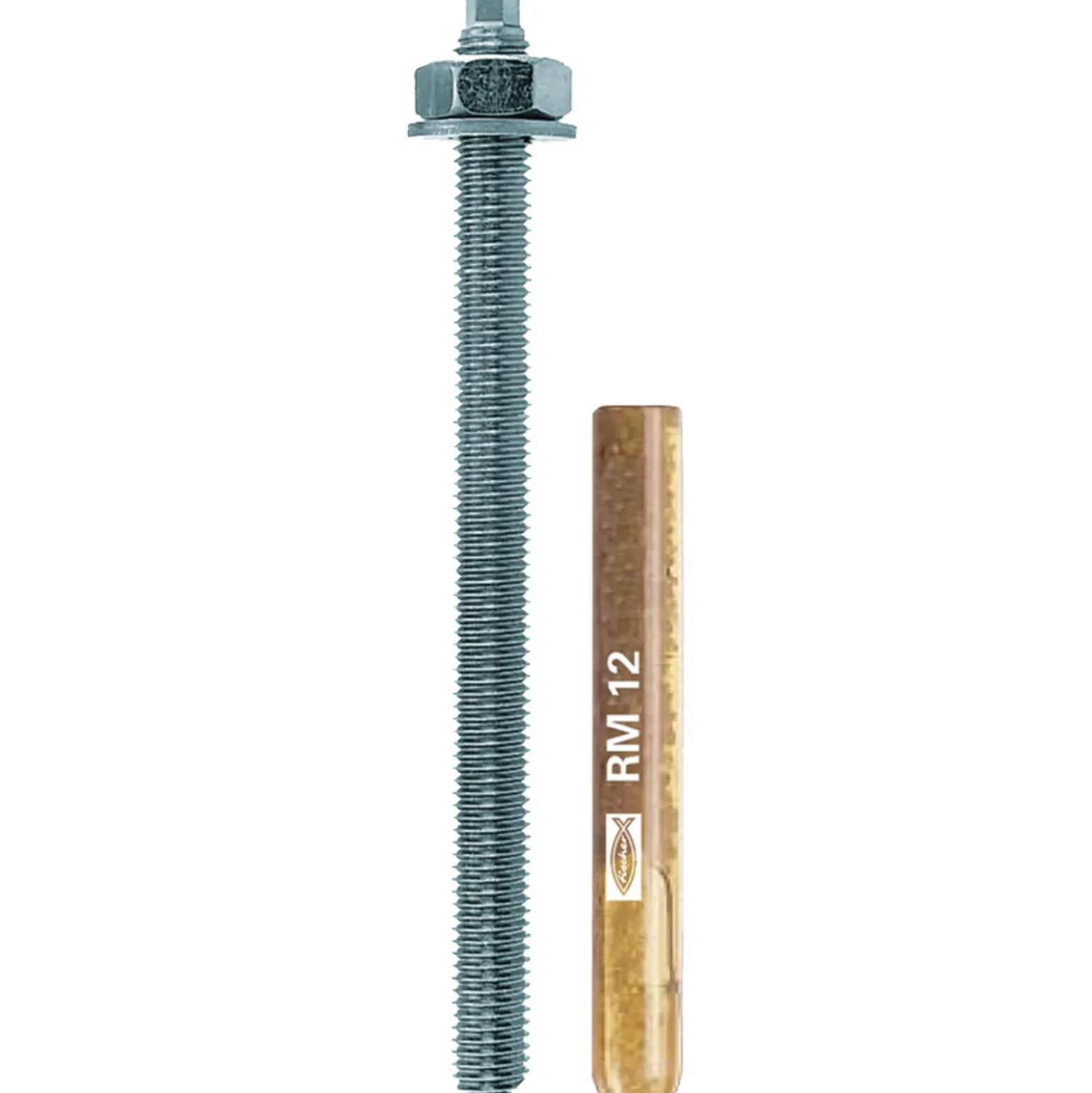 Fischer 10x Ankerstange RG M 12 x 160 mm feuerverzinkt - 512247