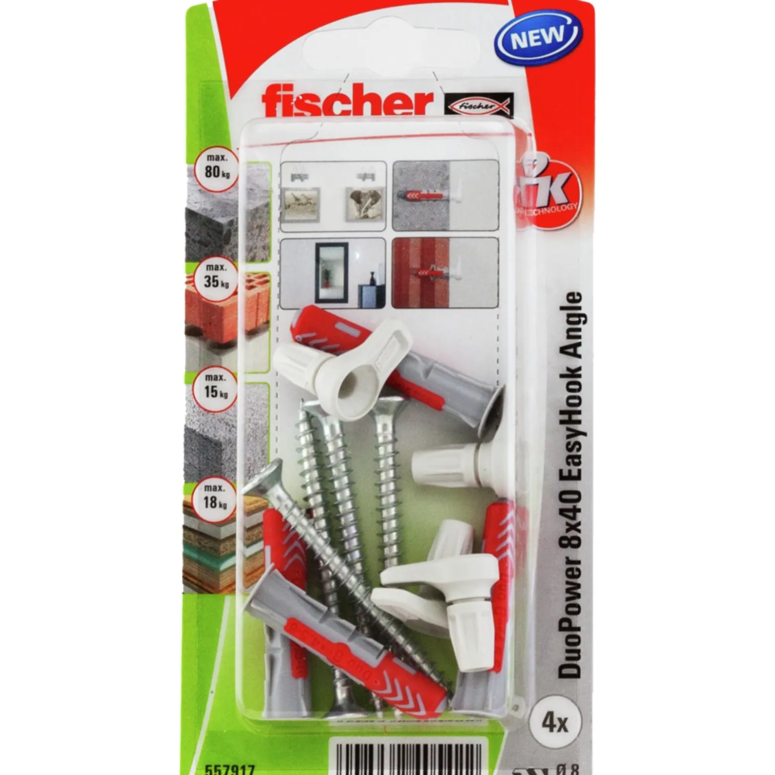 Fischer 4x DuoPower 8x40 EasyHook Angle - 557917